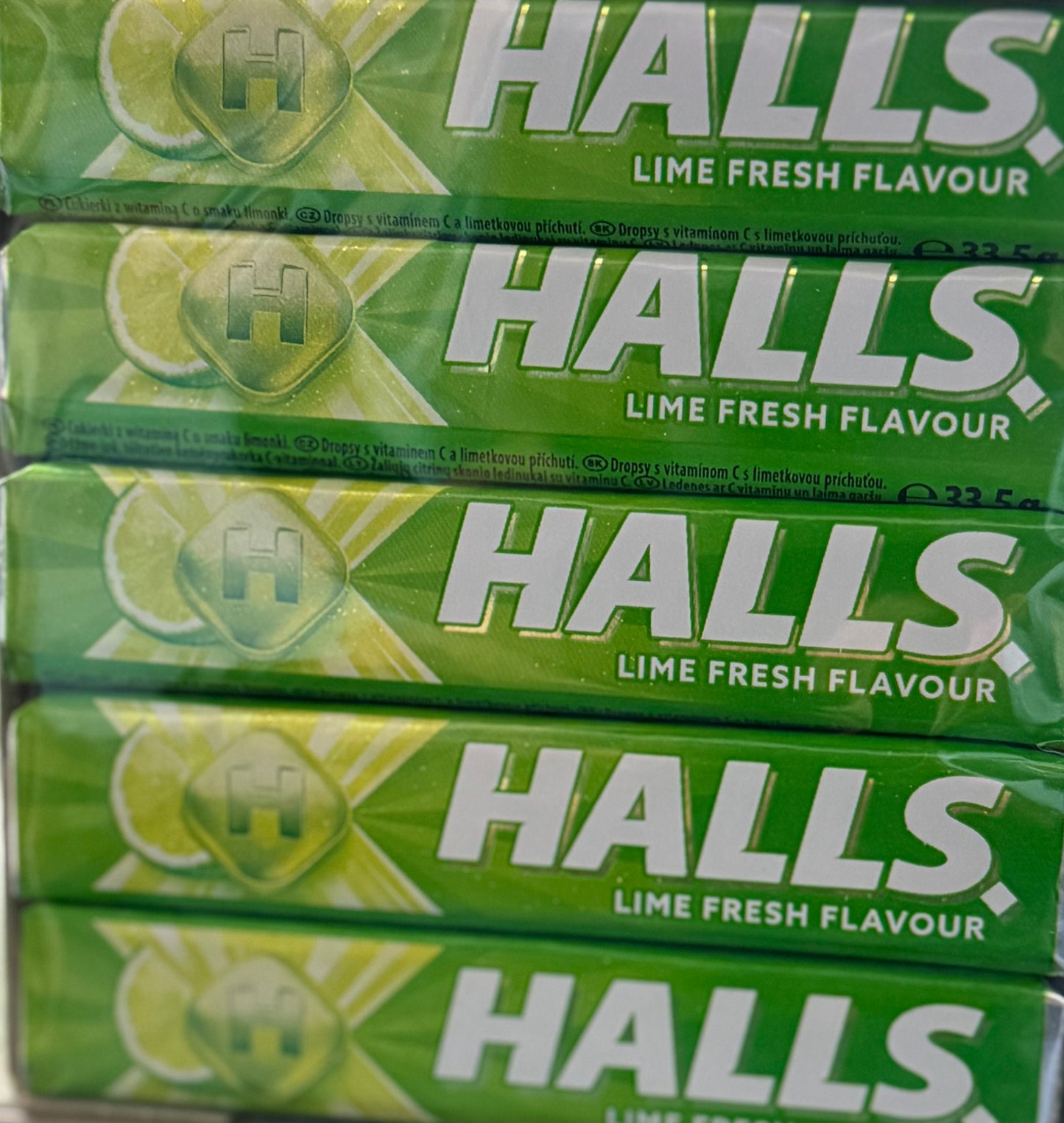 Halls Lime Fresh Flavor 20x33.5gm