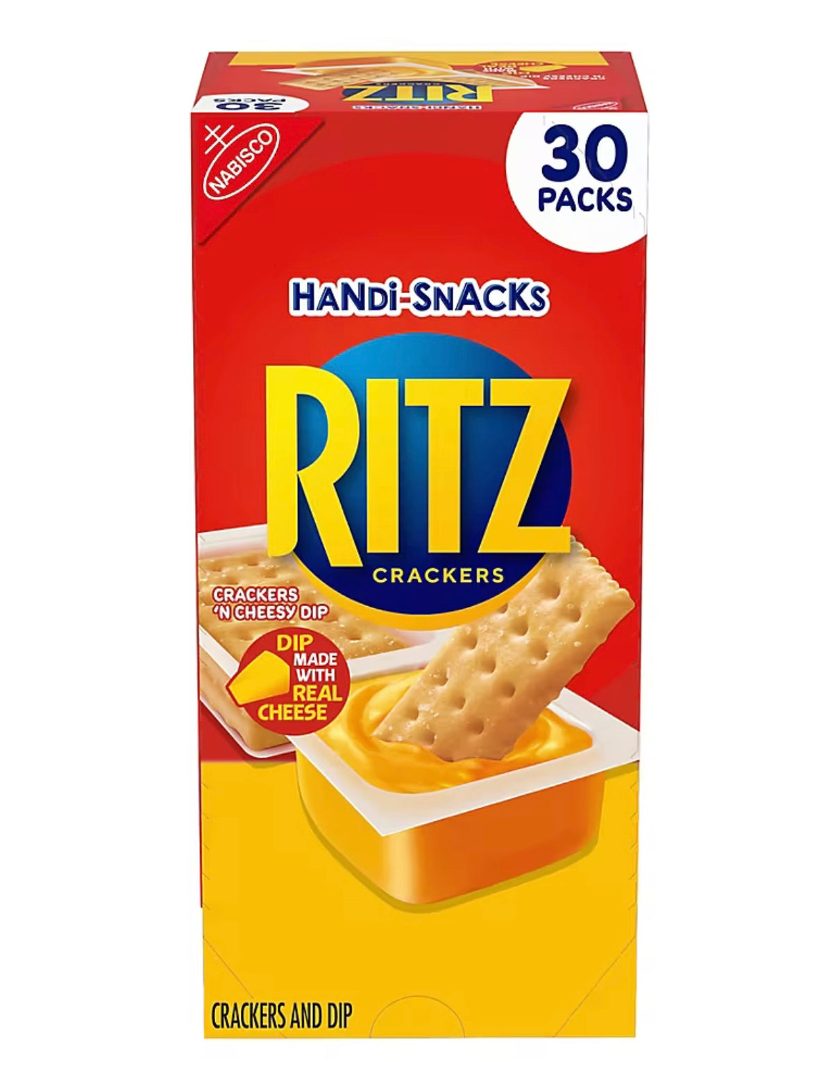 Ritz Handi-Snacks Crackers and Cheese Dip, 30 pk.