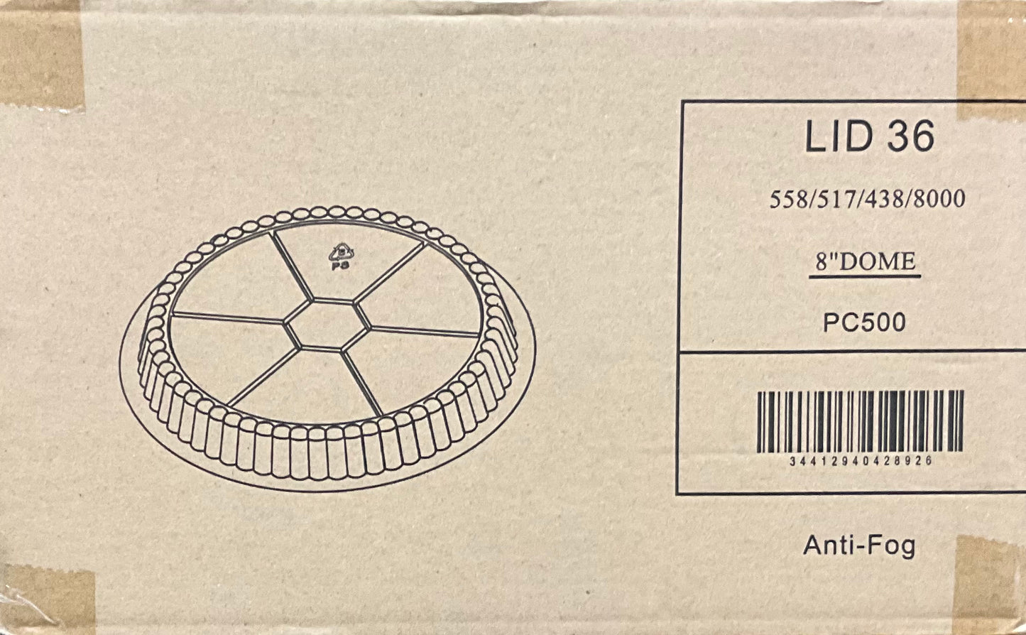 Aluminum 8 LID 36 500ct 558/517/438/8000