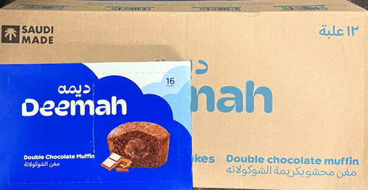 Deemah Double Chocolate Muffin 1x16x27 gm