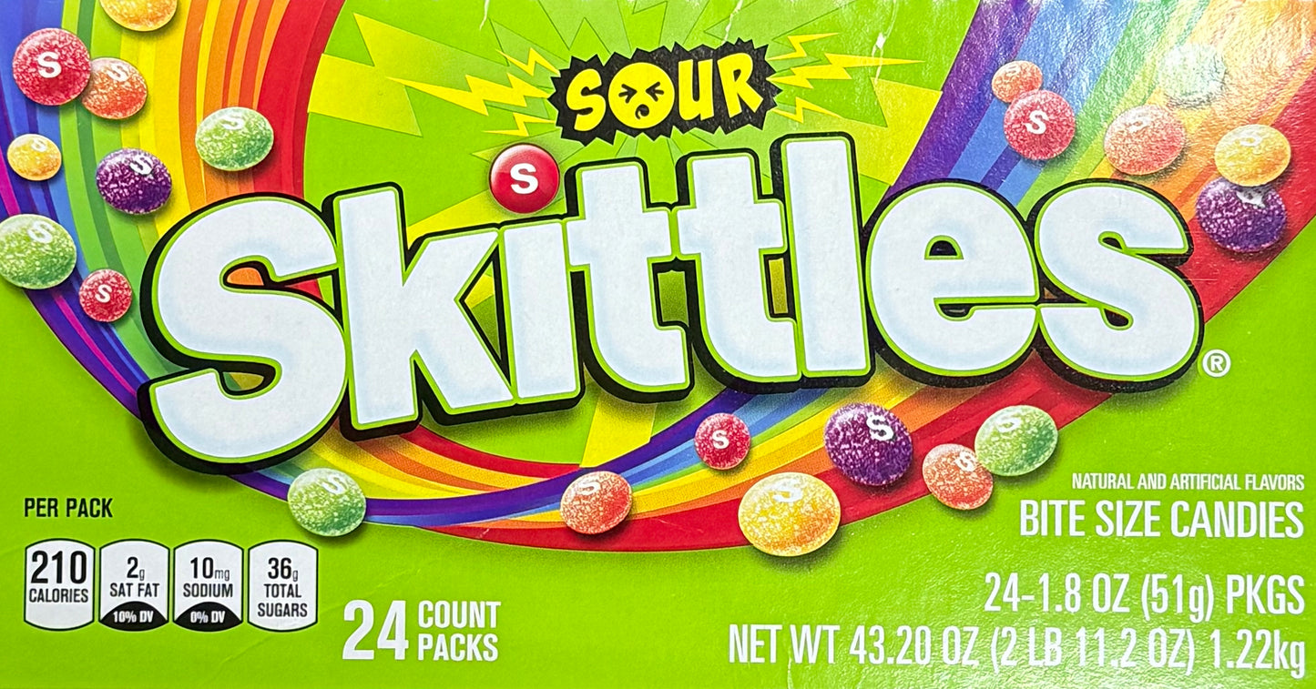 Skittles Sour 24x51 gm