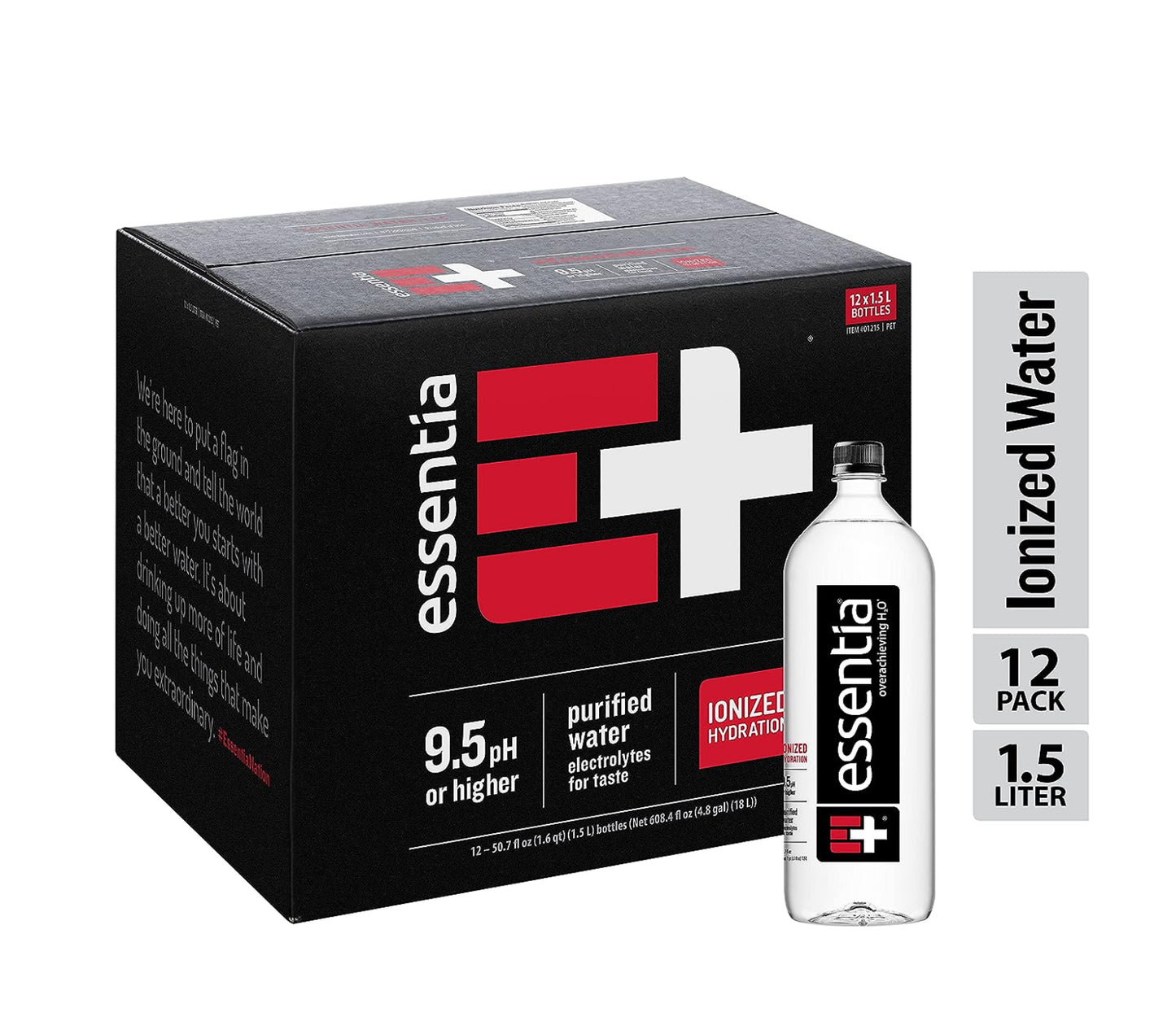 Essentia Water 12 bottles x 1.5L