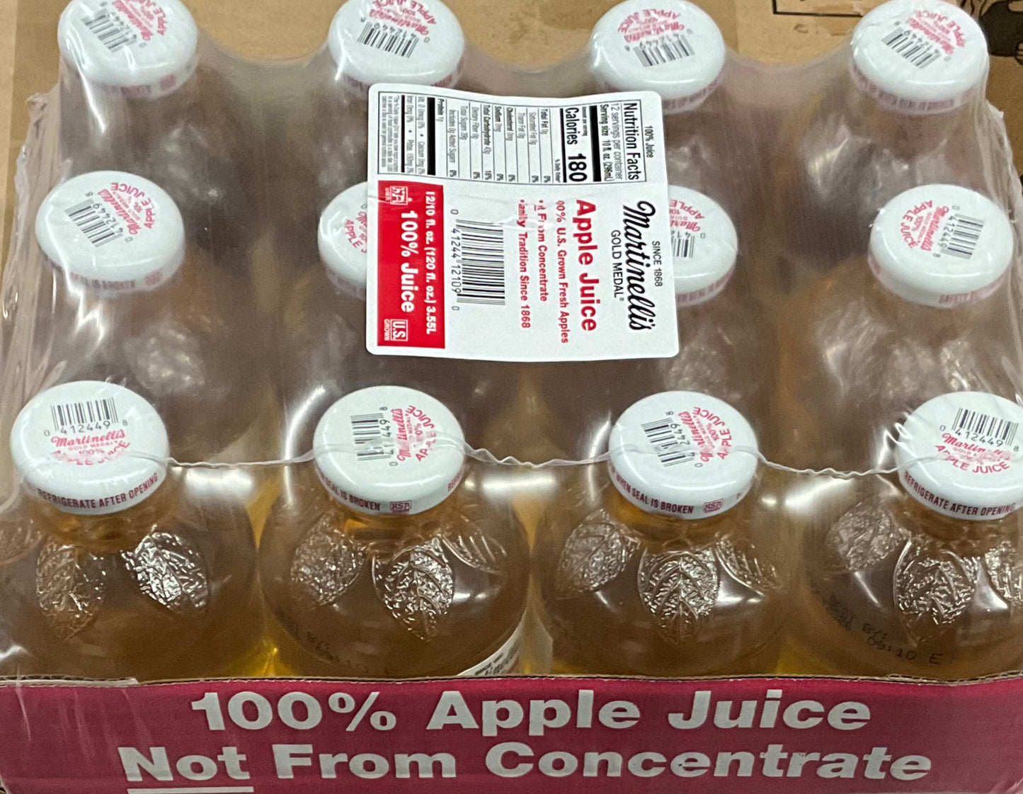 Martinelli'S Apple Juice 1Oz 12pack