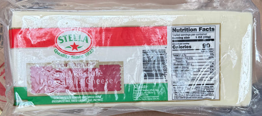 Stella mozzarella Loaf 6Lb
