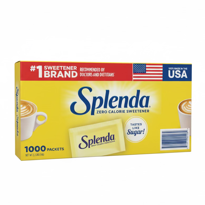 Splenda Zero Calorie Sweetener Packets 1000ct