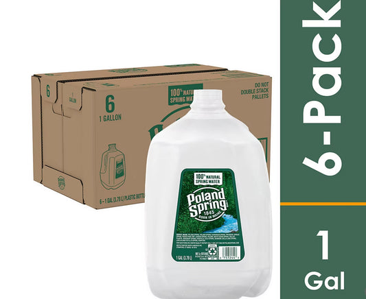 Poland Spring 6 x 1 gallon