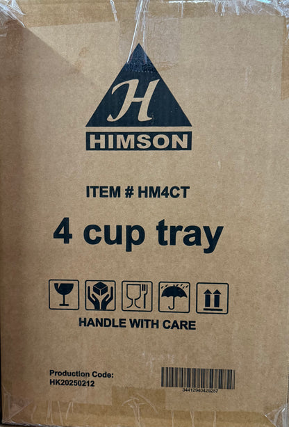 4-Cup Tray Cup Carries 220ct HM4CT
