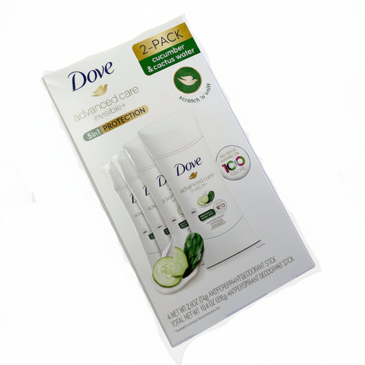 Dove Advanced Care invisible+ Antiperspirant Deodorant 2.6oz 2pk