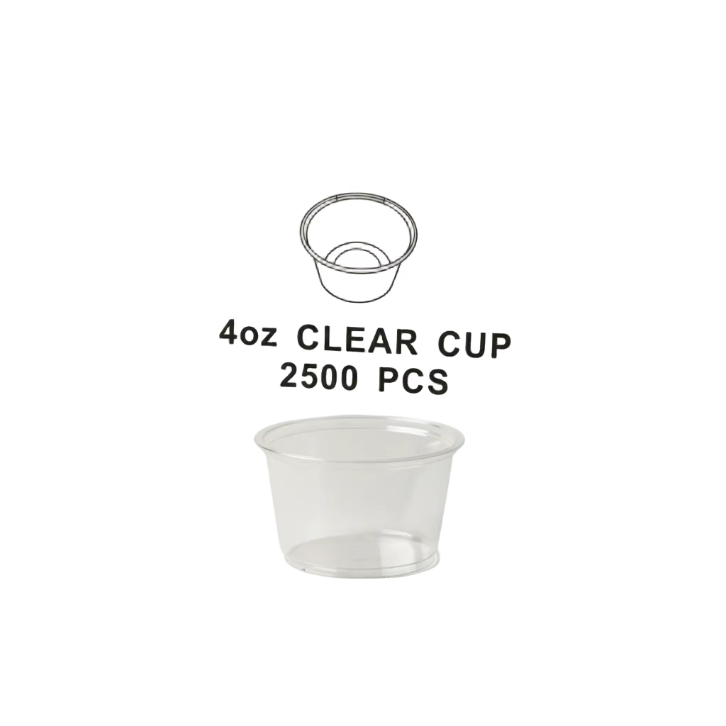 4oz Clear Cup 2500 PCS HMPC4 HIMSON