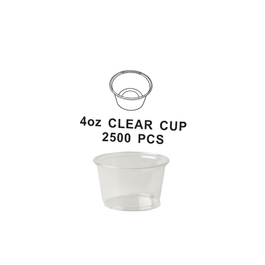 4oz Clear Cup 2500 PCS HMPC4 HIMSON