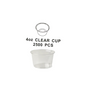 4oz Clear Cup 2500 PCS HMPC4 HIMSON