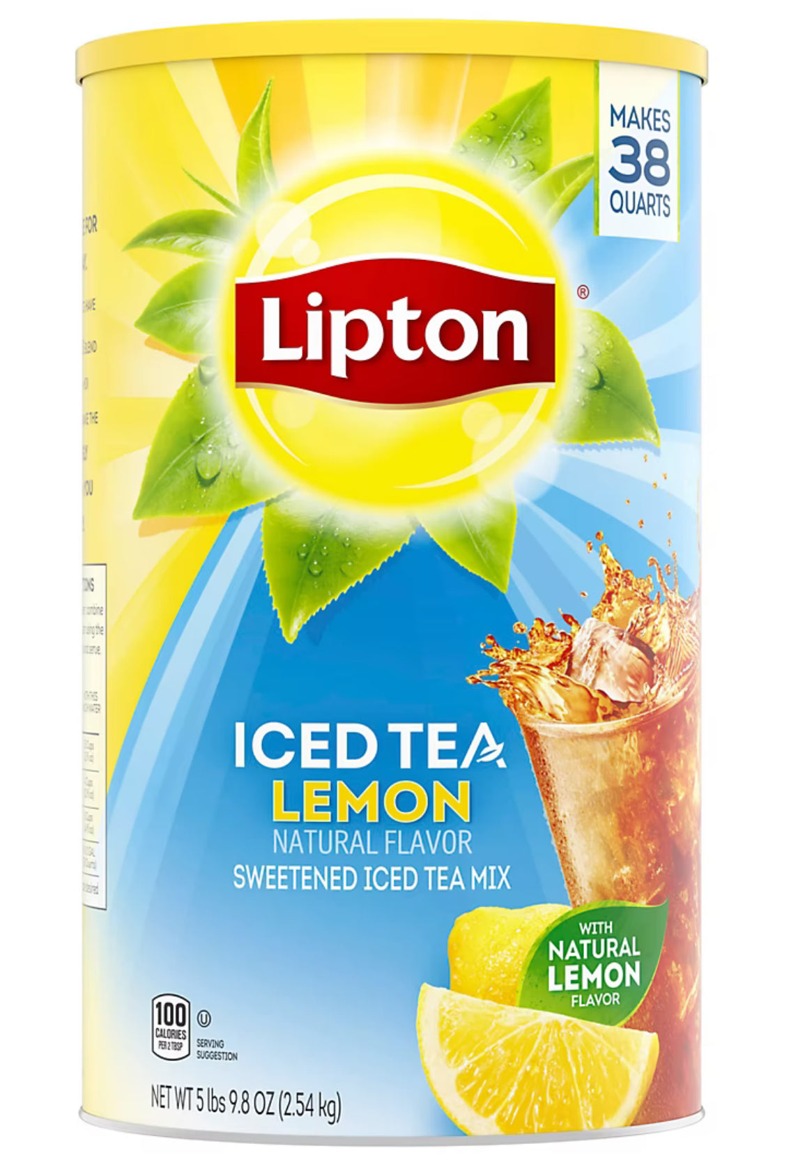 Lipton Lemon Iced Tea Mix, 38 qt.
