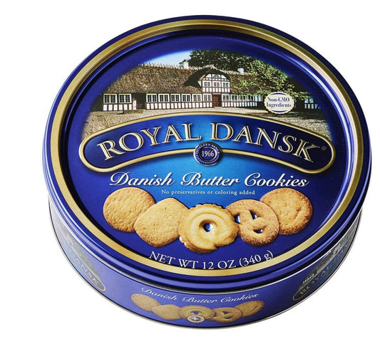 Royal Dansk Danish Butter Cookie Selection, 12 Ounce