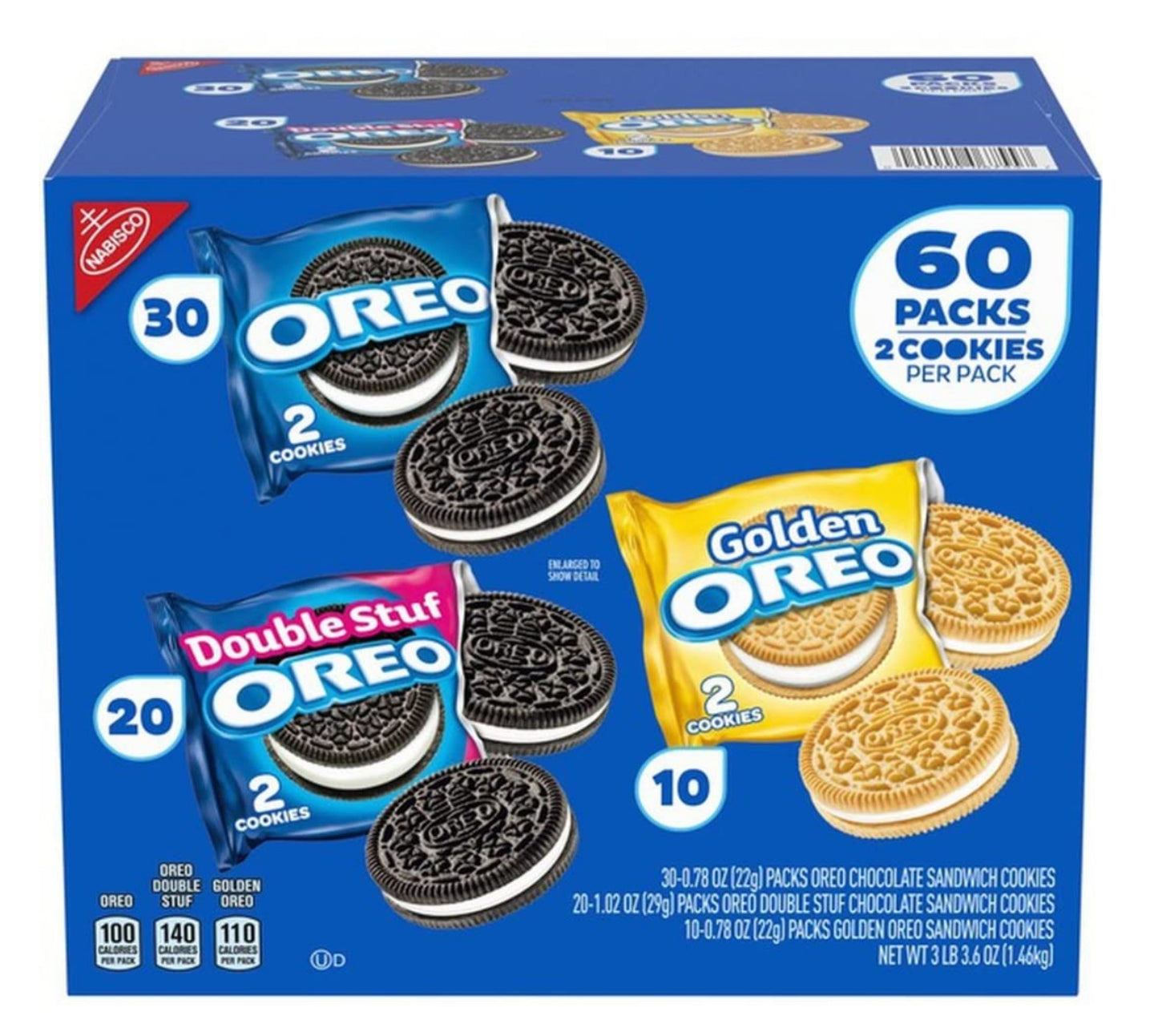 Oreo Variety Pack 60ct (Nabisco)