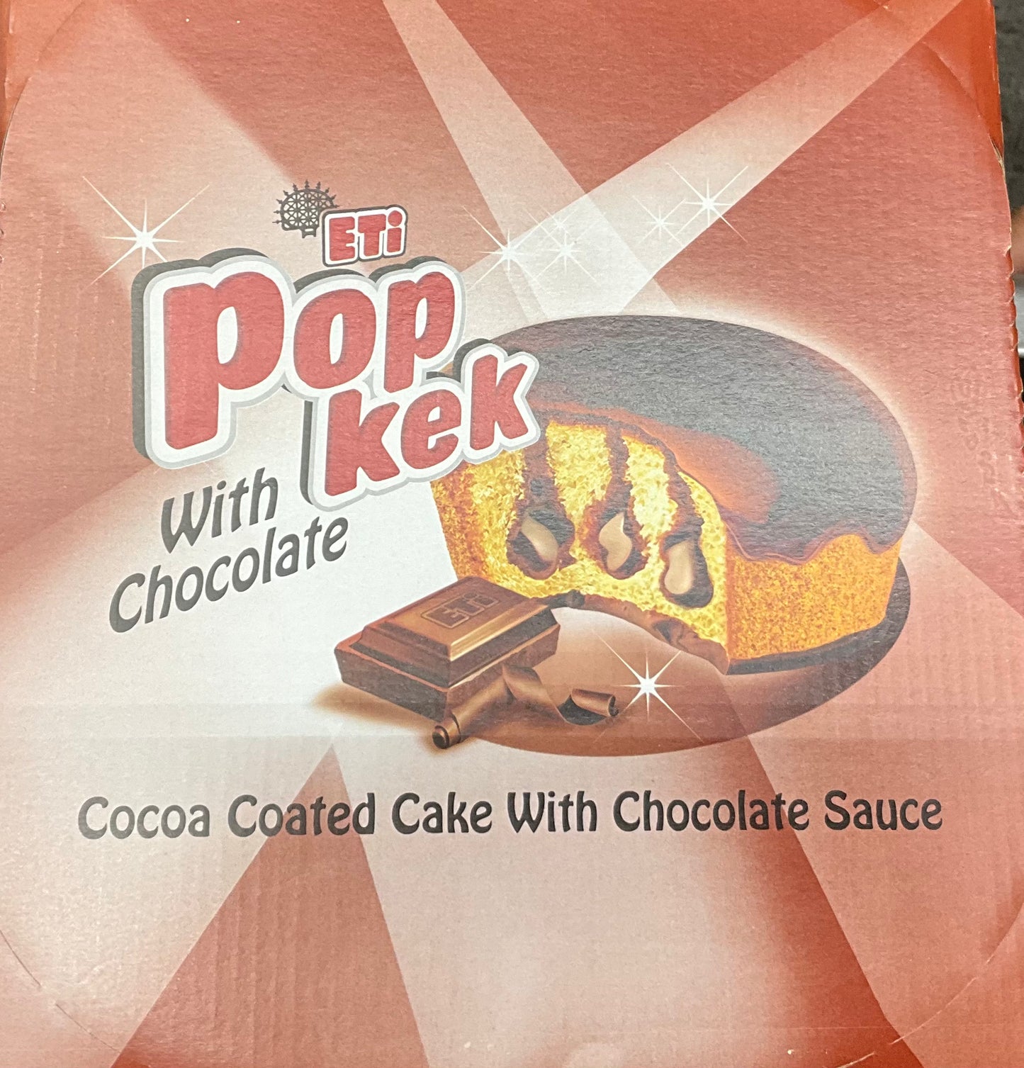 Eti Pop Kek Regular Chocolate Cake MC  6pk (24 x 45g)