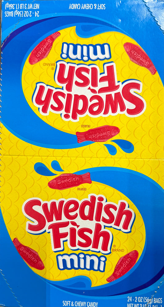 Swedish Fish Mini 24x2 Oz
