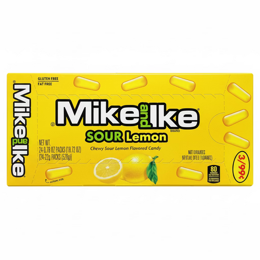 Mike and Ike Sour Lemon 24x22 gm