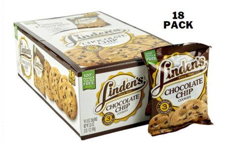 Linden's Chocolate Chip Cookies, 3 ct./18 pk x 1.8oz