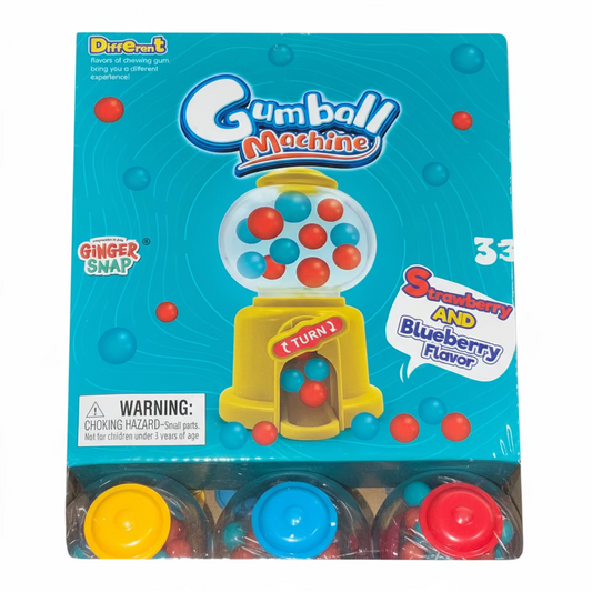 Gumball Machine Strawberry and Blueberry Gumball Dispensers 12Pc