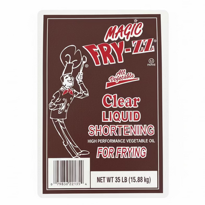 Magic Fry Clear Liquid Oil Shortening 35lb