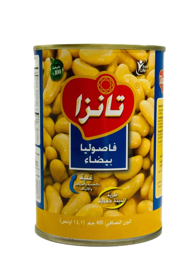 Tanza White Beans 24x400g