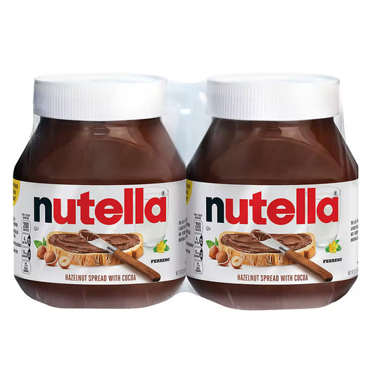 Nutella Hazelnut Spread 26.5oz 2pk.