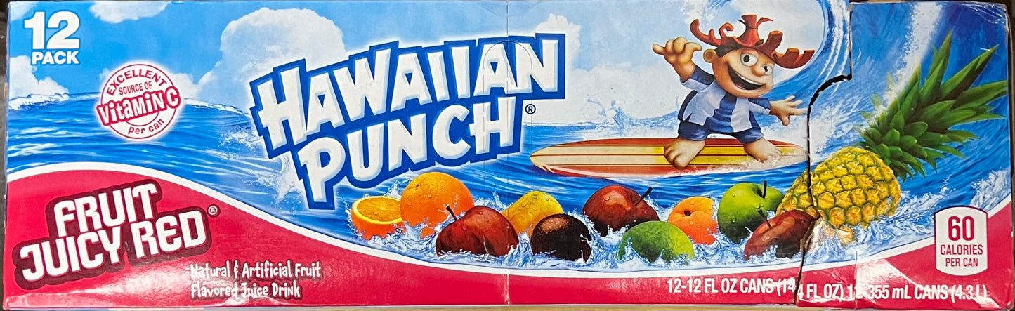 Hawaiian Punch 12 cans