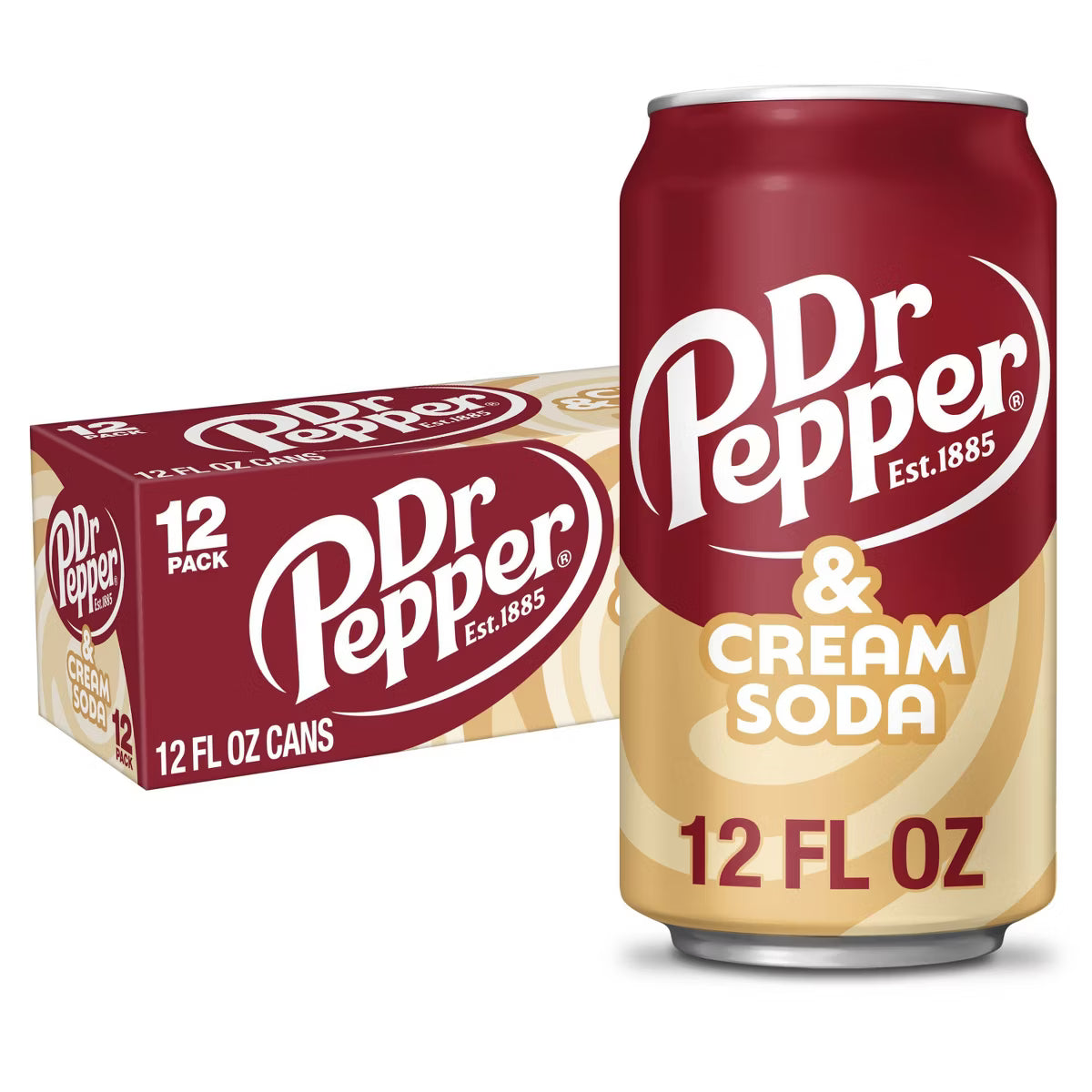 Dr Pepper Cream Soda 12oz x 12pk