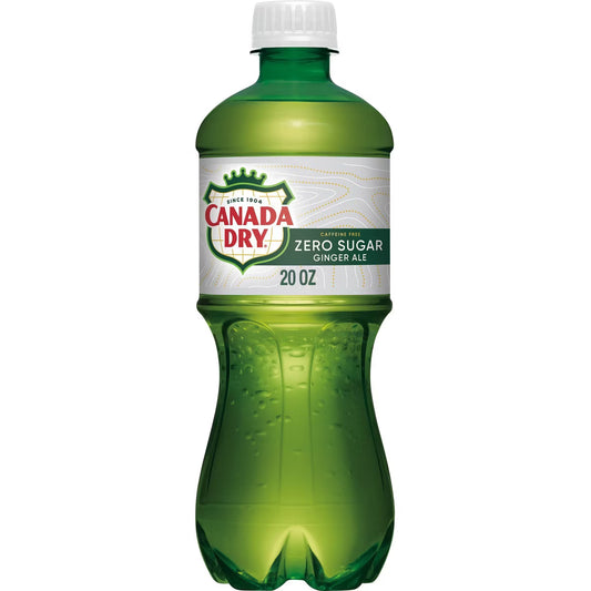 Canada Dry Zero Ginger Alle 20oz 24pk