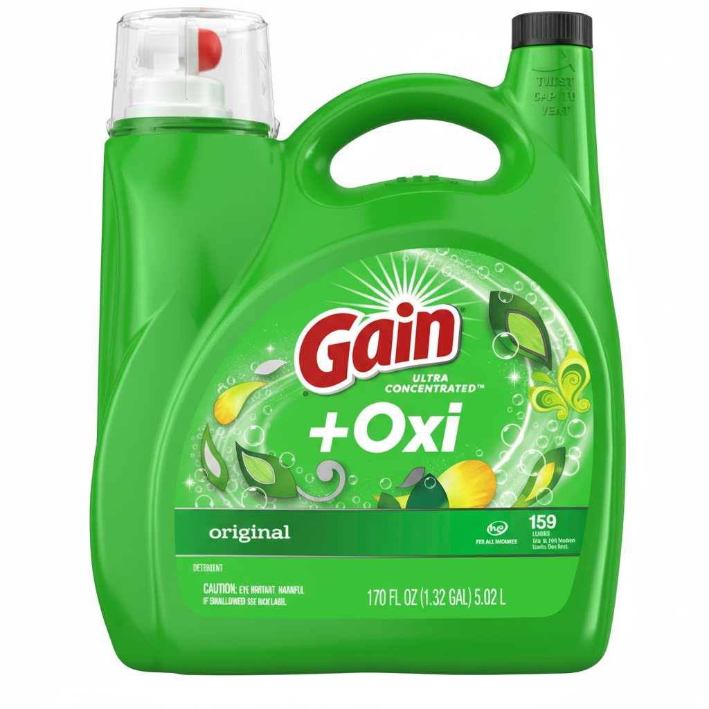 Gain + Oxi Original Liquid Laundry Detergent 170oz