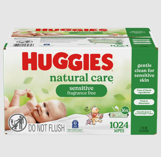Huggies Baby Wipes 1024 Wipes