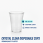 12/14oz Clear Cups PET  98MM 1000/cs
