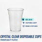 20Oz Clear Cups PET 600 units HM2098 HIMSON