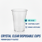 16oz Clear Cups PET 1000 pcs