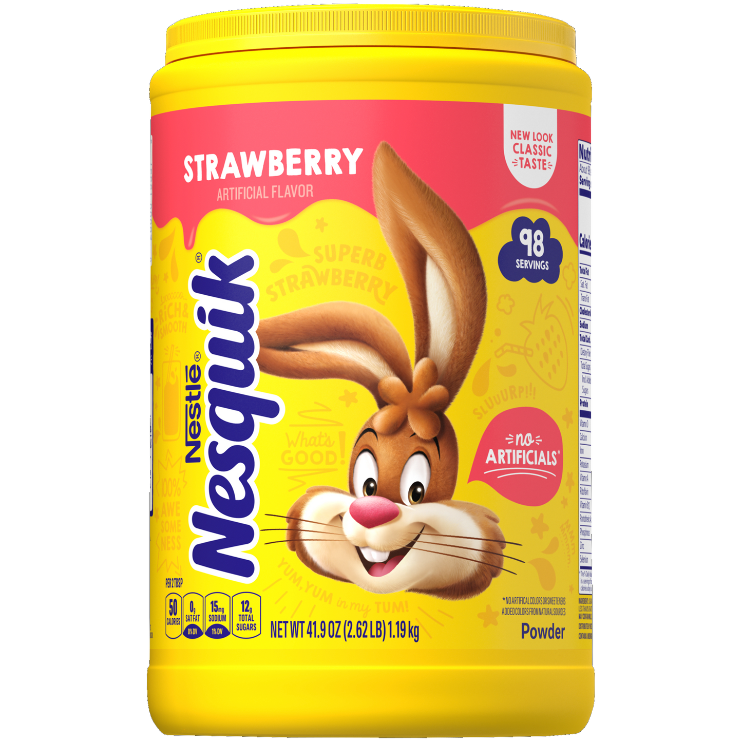 Nestle Nesquik STRAWBERRY DRINK MIX 41.9OZ