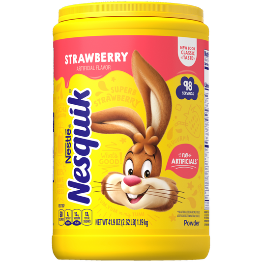 Nestle Nesquik STRAWBERRY DRINK MIX 41.9OZ
