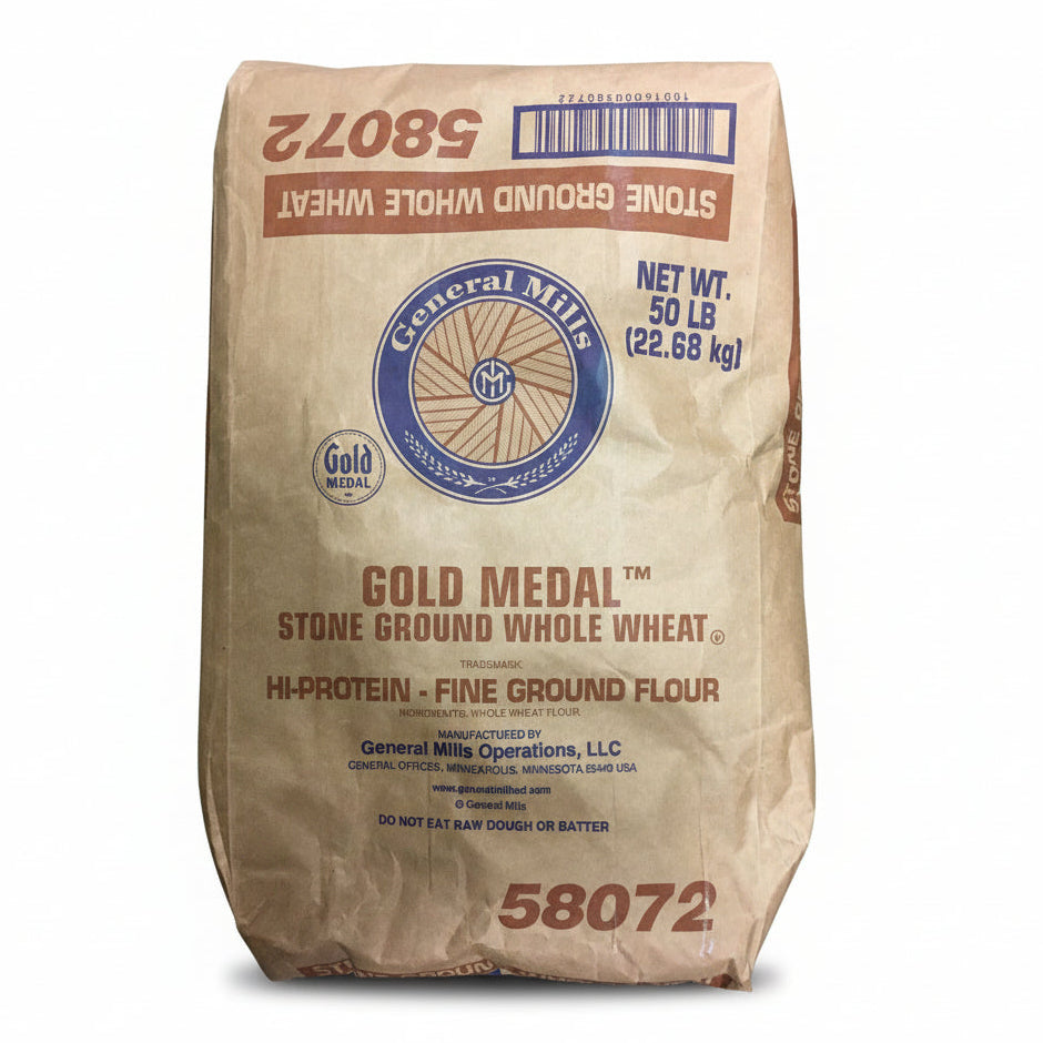 Gold Medal Stone Ground Whole Wheat Flour 50lb