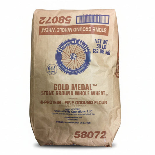 Gold Medal Stone Ground Whole Wheat Flour 50lb