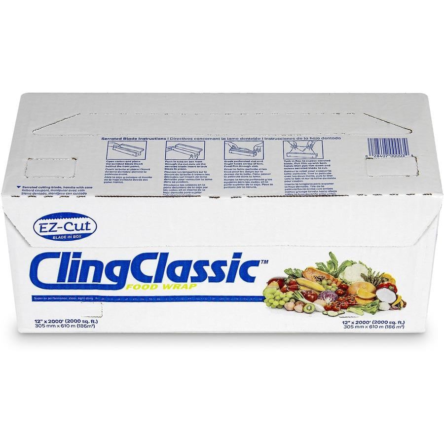 Classic Food Wrap Film 12" Width x 2000 ft