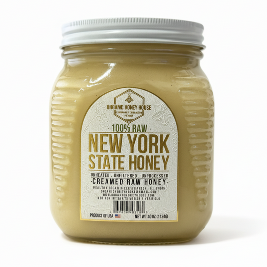 New York State 100% Raw Honey 40oz