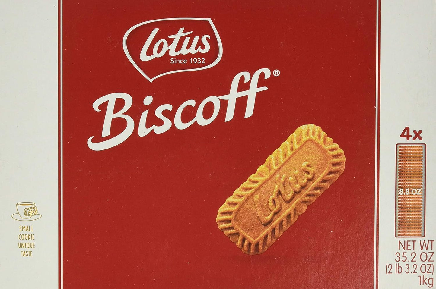 Lotus Biscoff Cookies 8.8oz 4ct (35.2oz)