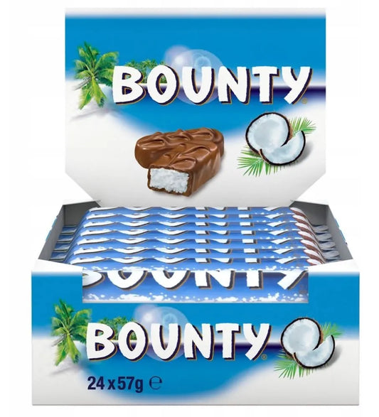 BOUNTY Coconut Chocolate Box 24x57g