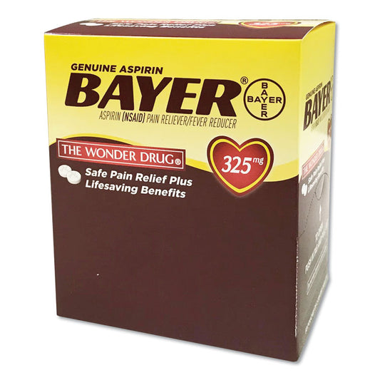 Bayer Aspirin 325mg 25 x 2pck.