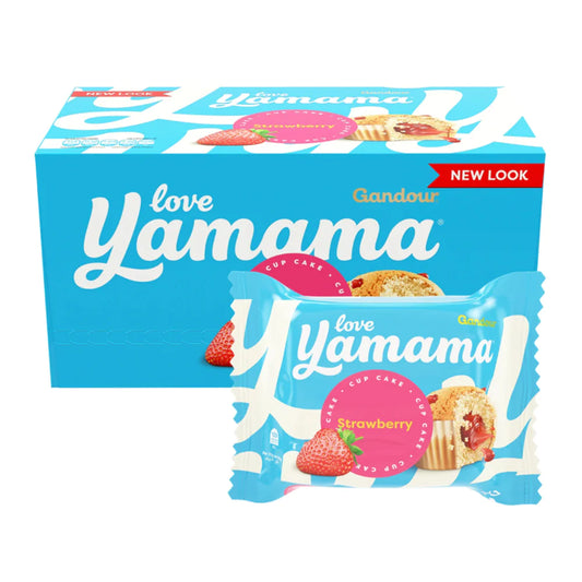 Gandour Yamama Strawberry Cupcake 1 packet x 12pc