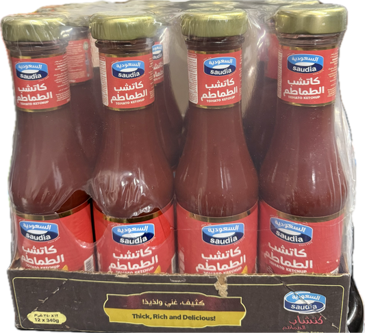 Saudia Tomato Ketchup 12x340 gm