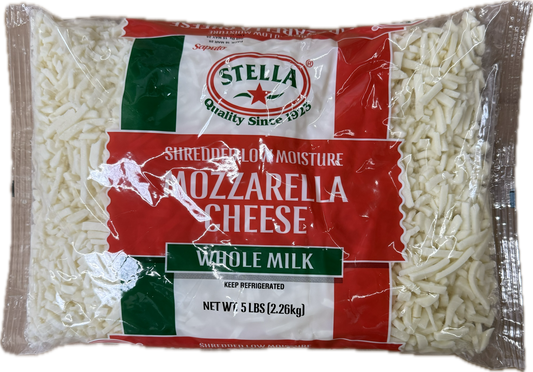 Shredded Mazzarella Cheese 5 Lb