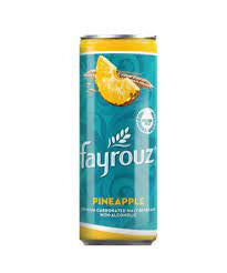 FAYROUZ PINEAPPLE CARBONATED MALT JUICE 330ML (avg. lb) per/lb