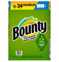 Bounty Paper Towels Roll Size 12=24 White 90 sheets x 12 rolls