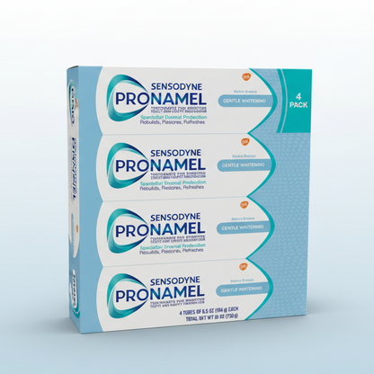Sensodyne Pronamel Sensitive Teeth Cavity Prevention Gentle Whitening 6.5oz 4pk