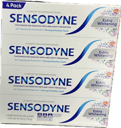 Sensodyne Sensitive Teeth and Cavity Prevention Extra Whitening